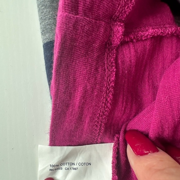 Gap Factory Cotton Striped Dress Navy, Gray and Pink Size M - Picture 5 of 6